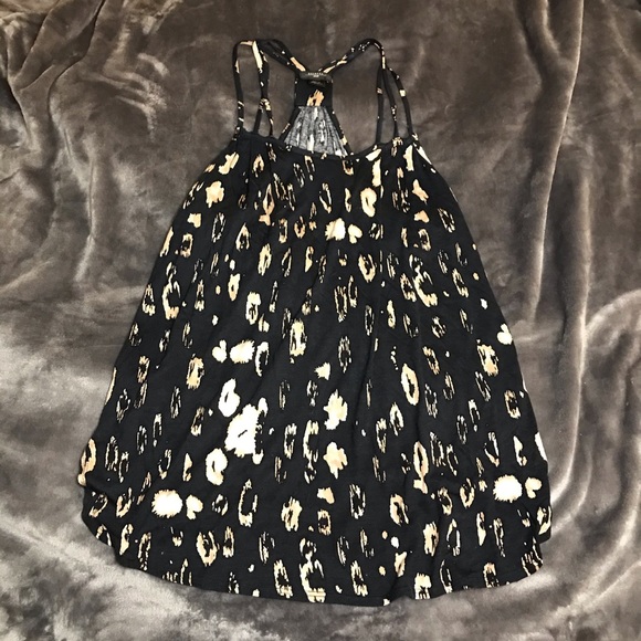 DELETTA | ANTHROPOLOGIE racerback tank split strap - Picture 2 of 9